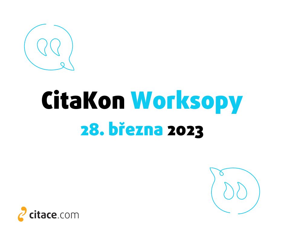 CitaKon Workshopy 2023