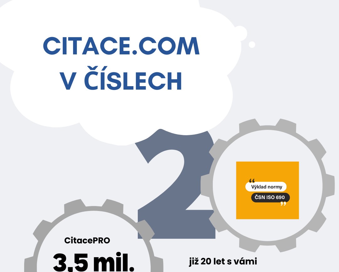 Historie projektu a společnosti Citace.com